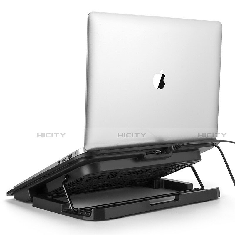 Supporto per Latpop Sostegnotile Notebook Ventola Raffreddamiento Stand USB Dissipatore Da 9 a 16 Pollici Universale M18 per Apple MacBook Pro 13 pollici (2020) Nero