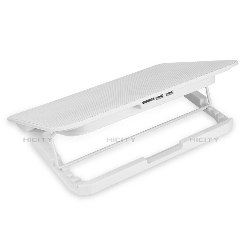 Supporto per Latpop Sostegnotile Notebook Ventola Raffreddamiento Stand USB Dissipatore Da 9 a 16 Pollici Universale M18 per Huawei MateBook D14 (2020) Bianco