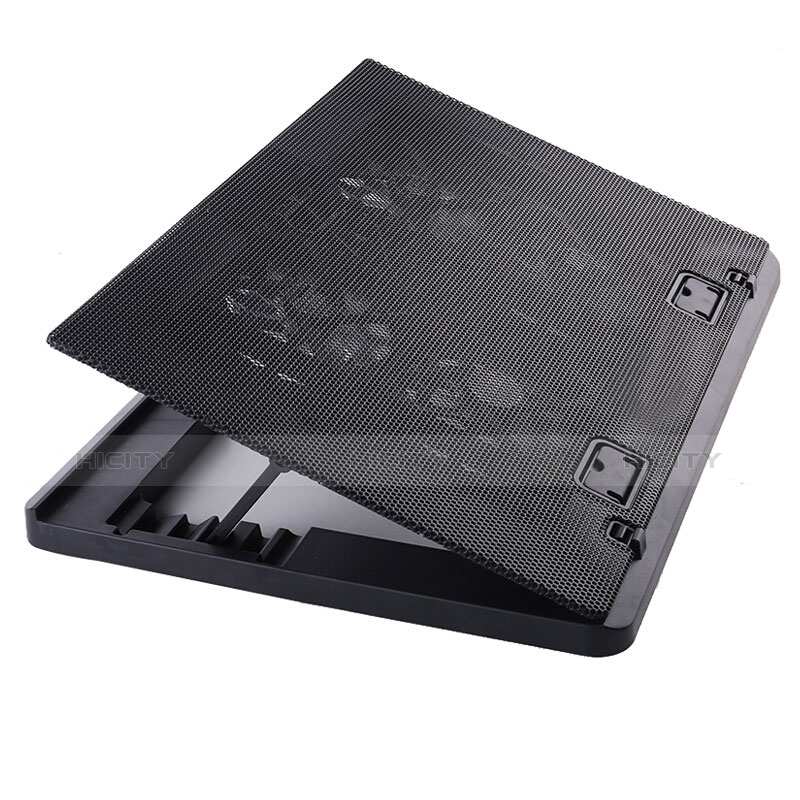 Supporto per Latpop Sostegnotile Notebook Ventola Raffreddamiento Stand USB Dissipatore Da 9 a 16 Pollici Universale M22 per Apple MacBook Pro 13 pollici Retina Nero