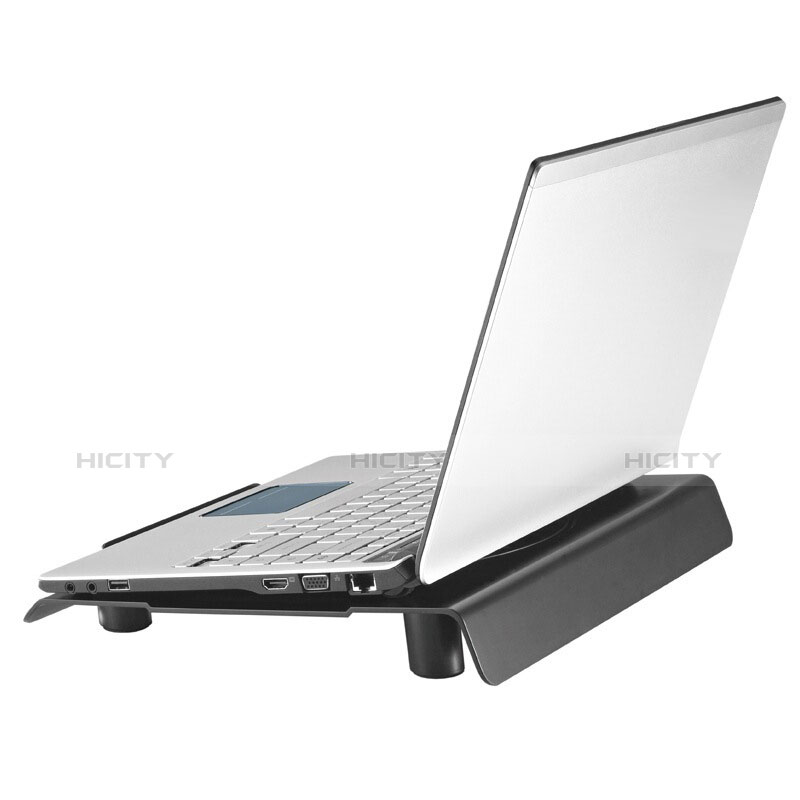 Supporto per Latpop Sostegnotile Notebook Ventola Raffreddamiento Stand USB Dissipatore Da 9 a 16 Pollici Universale M24 per Huawei Honor MagicBook 15 Nero