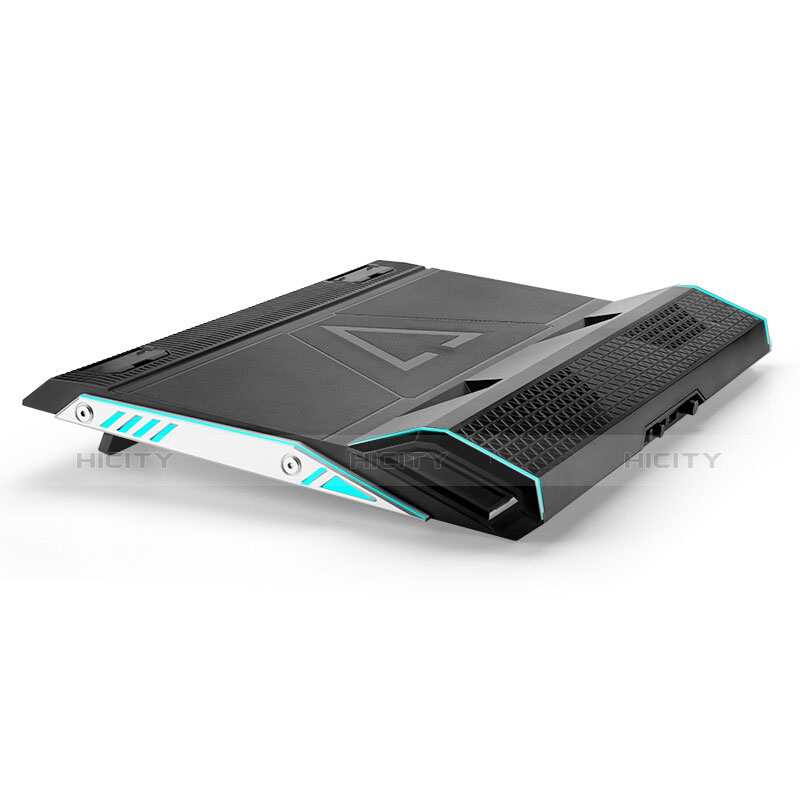Supporto per Latpop Sostegnotile Notebook Ventola Raffreddamiento Stand USB Dissipatore Da 9 a 17 Pollici Universale L01 per Huawei Honor MagicBook 14 Nero