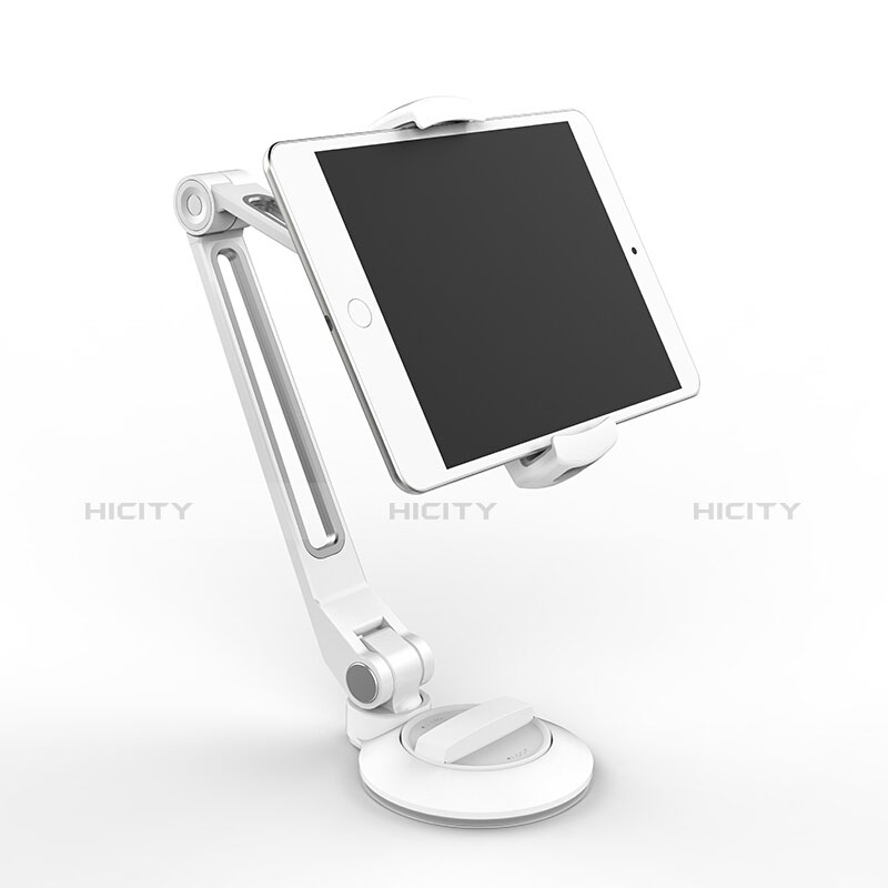 Supporto Tablet PC Flessibile Sostegno Tablet Universale H04 per Samsung Galaxy Tab S7 Plus 12.4 Wi-Fi SM-T970 Bianco