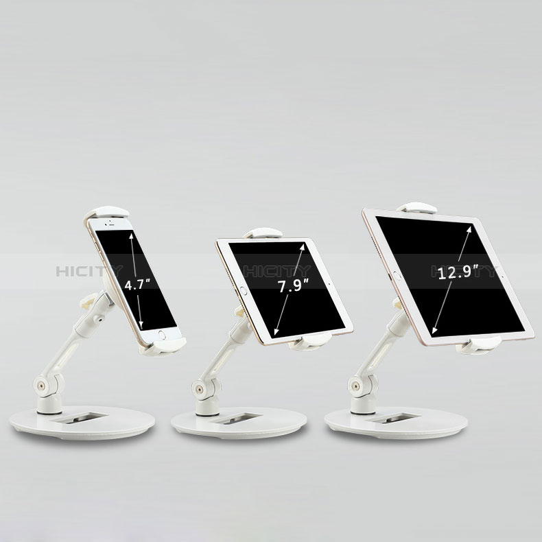 Supporto Tablet PC Flessibile Sostegno Tablet Universale H06 per Apple iPad Pro 11 (2022) Bianco