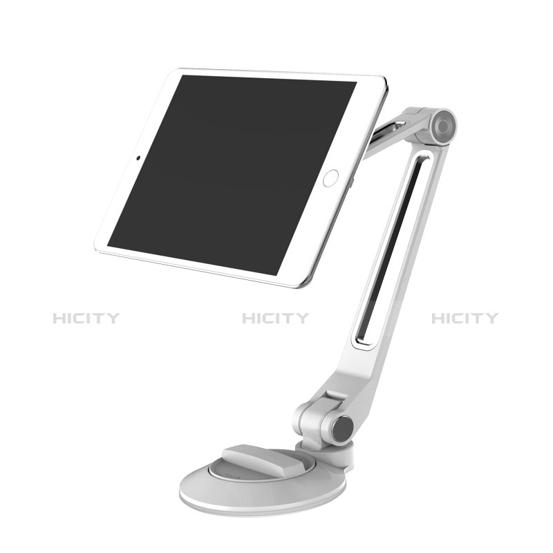 Supporto Tablet PC Flessibile Sostegno Tablet Universale H14 per Samsung Galaxy Tab S6 Lite 4G 10.4 SM-P615 Bianco