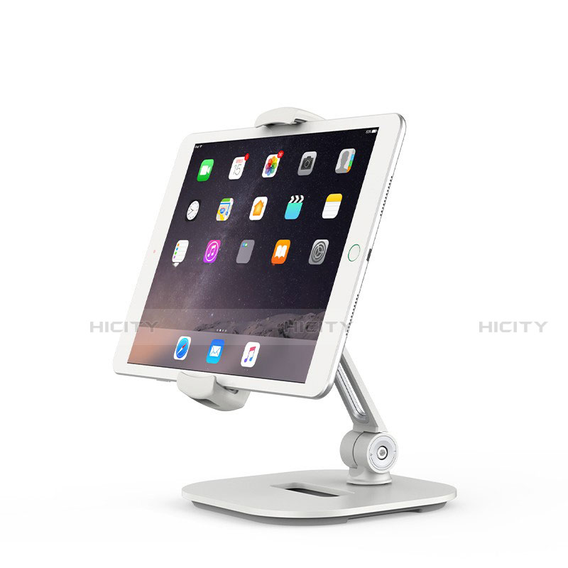 Supporto Tablet PC Flessibile Sostegno Tablet Universale K02 per Apple iPad Air 2 Bianco