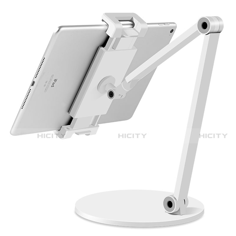 Supporto Tablet PC Flessibile Sostegno Tablet Universale K04 per Huawei Mediapad X1 Bianco