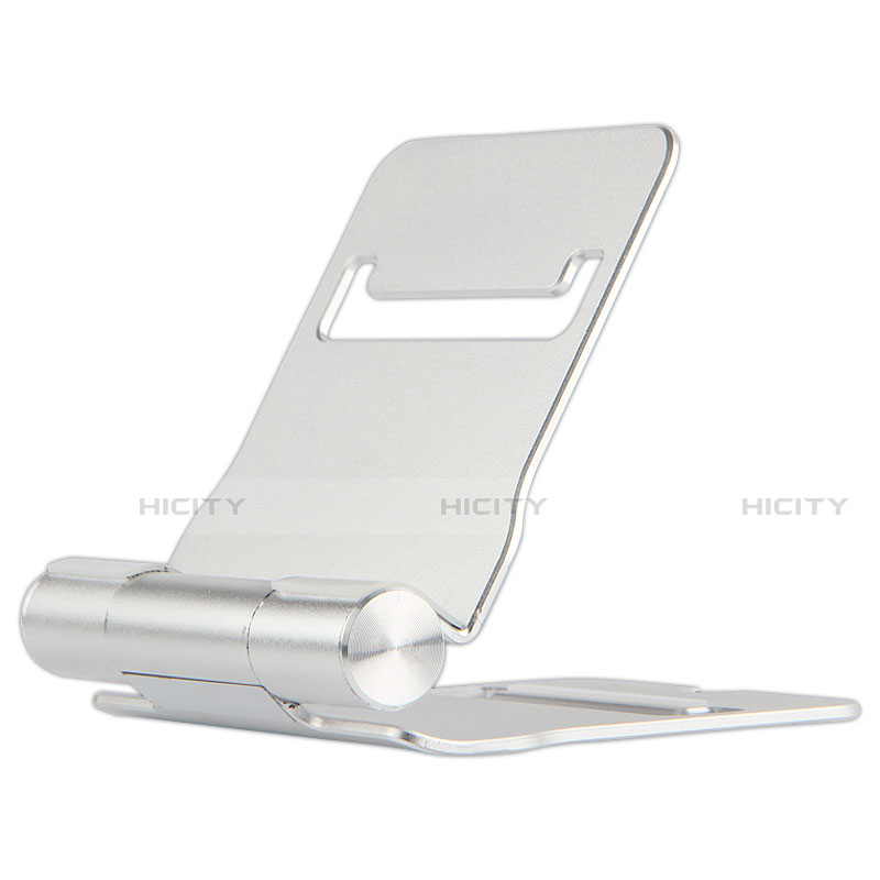 Supporto Tablet PC Flessibile Sostegno Tablet Universale K14 per Apple iPad 10.2 (2020) Argento