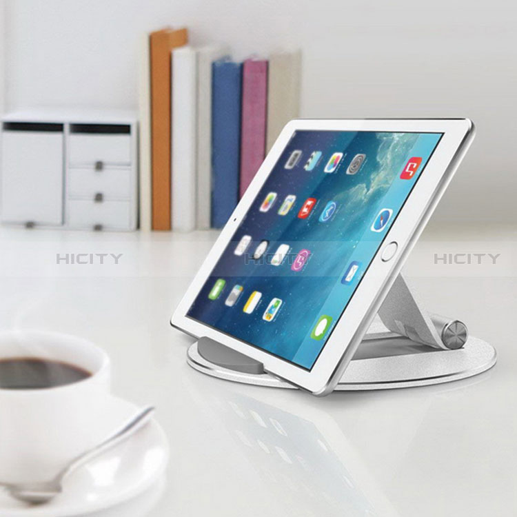 Supporto Tablet PC Flessibile Sostegno Tablet Universale K16 per Apple iPad 10.2 (2019) Argento