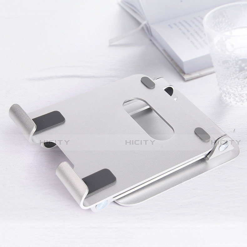 Supporto Tablet PC Flessibile Sostegno Tablet Universale K20 per Apple iPad 2 Argento