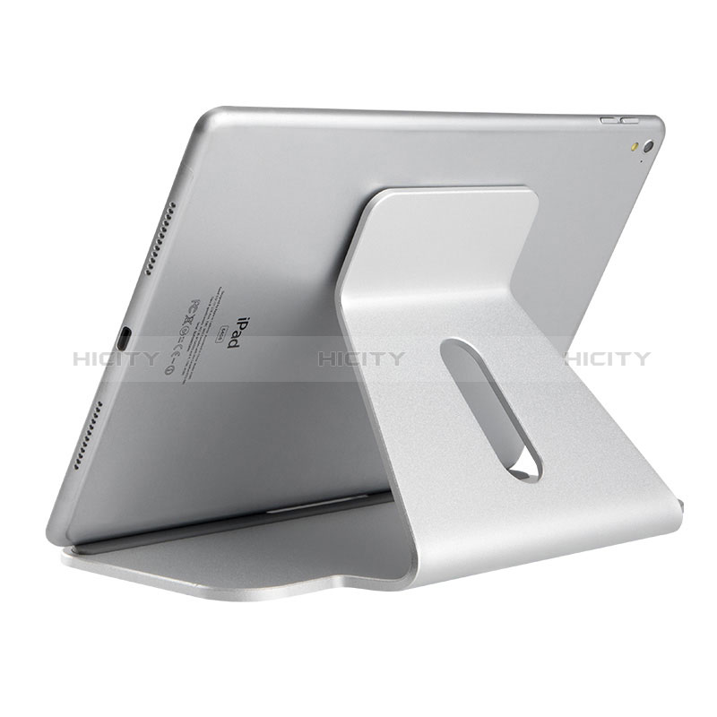 Supporto Tablet PC Flessibile Sostegno Tablet Universale K21 per Apple iPad 10.2 (2019) Argento