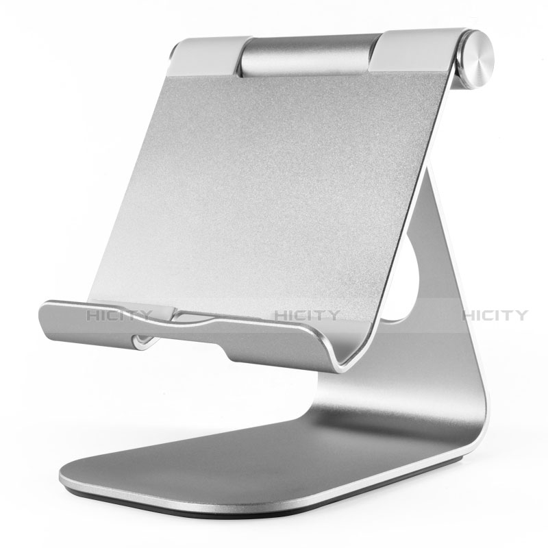 Supporto Tablet PC Flessibile Sostegno Tablet Universale K23 per Apple iPad 3 Argento