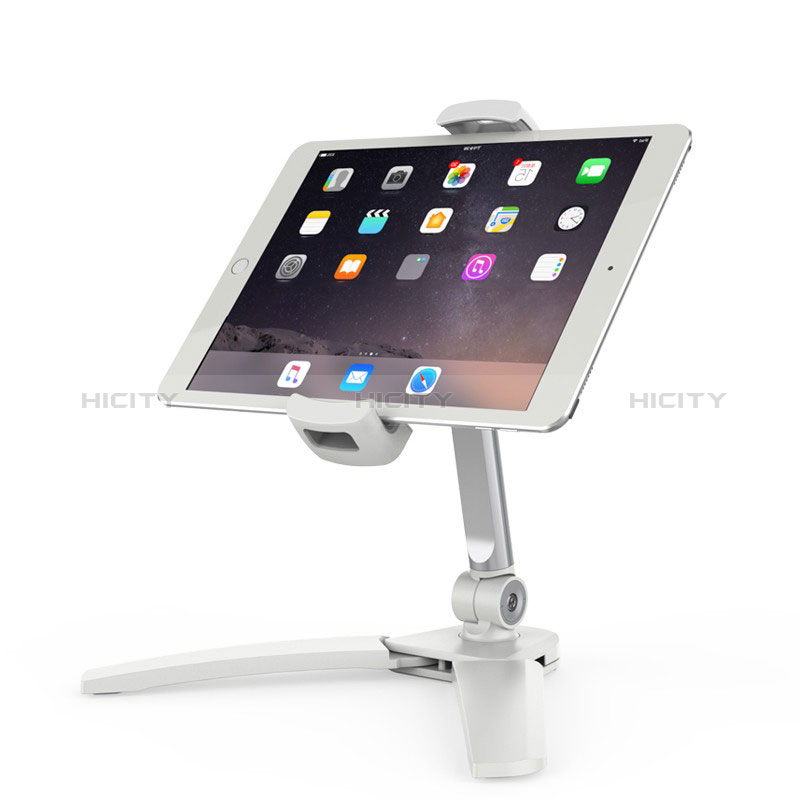 Supporto Tablet PC Flessibile Sostegno Tablet Universale T08 per Apple iPad Pro 12.9 (2022) Bianco