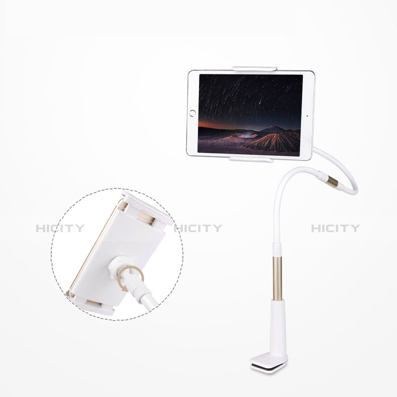 Supporto Tablet PC Flessibile Sostegno Tablet Universale T30 per Apple iPad 2 Bianco