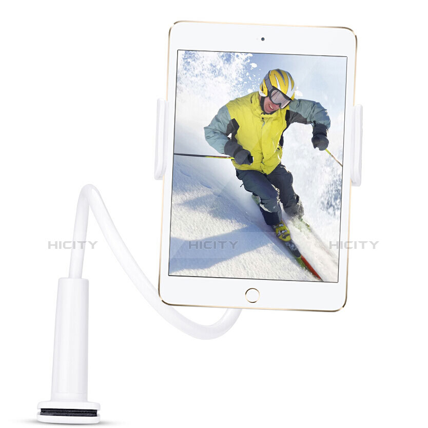 Supporto Tablet PC Flessibile Sostegno Tablet Universale T38 per Apple iPad 3 Bianco