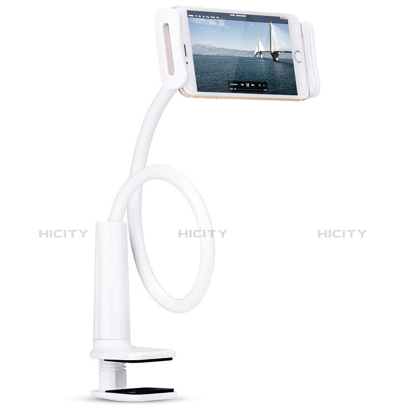 Supporto Tablet PC Flessibile Sostegno Tablet Universale T38 per Samsung Galaxy Note 10.1 2014 SM-P600 Bianco