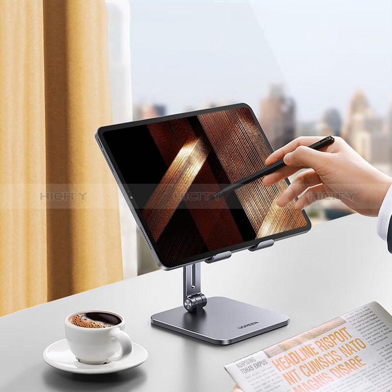 Supporto Tablet PC Sostegno Tablet Universale N05 per Apple iPad 10.2 (2019) Grigio Scuro