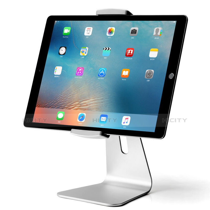 Supporto Tablet PC Sostegno Tablet Universale T24 per Apple iPad 4 Argento