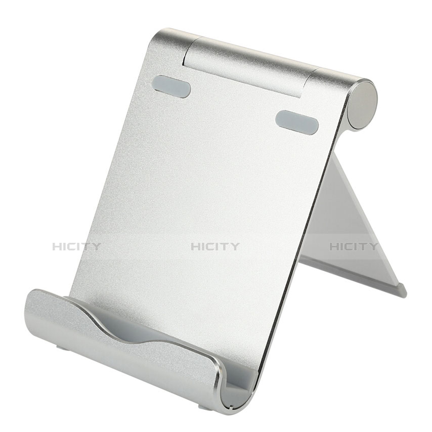 Supporto Tablet PC Sostegno Tablet Universale T27 per Samsung Galaxy Tab S6 Lite 10.4 SM-P610 Argento