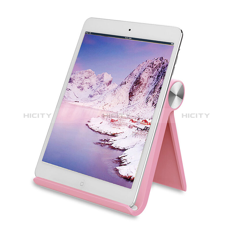 Supporto Tablet PC Sostegno Tablet Universale T28 per Apple iPad Air 5 10.9 (2022) Rosa