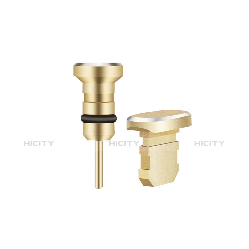 Tappi Antipolvere Anti-dust Lightning USB Jack Antipolvere J01 per Apple iPad 10.2 (2020) Oro