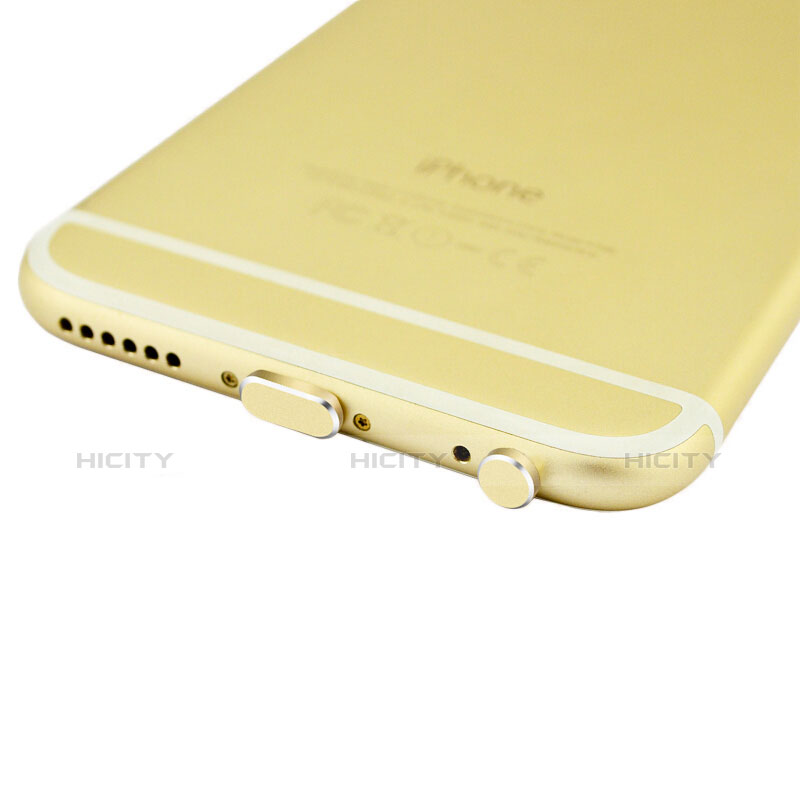 Tappi Antipolvere Anti-dust Lightning USB Jack Antipolvere J01 per Apple iPad 10.2 (2020) Oro