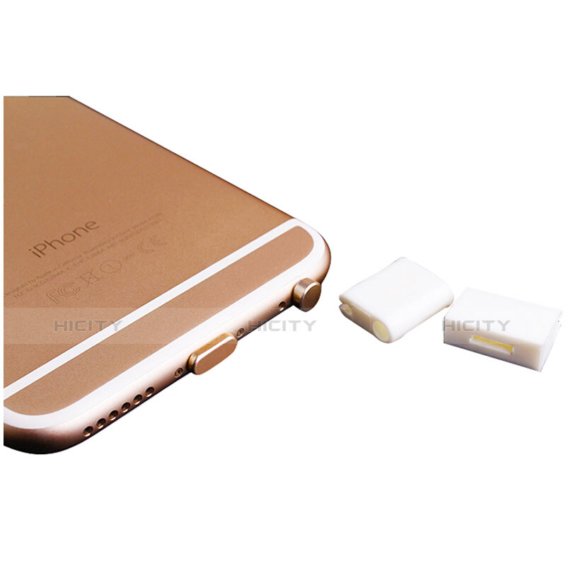 Tappi Antipolvere Anti-dust Lightning USB Jack Antipolvere J02 per Apple iPad 4 Oro