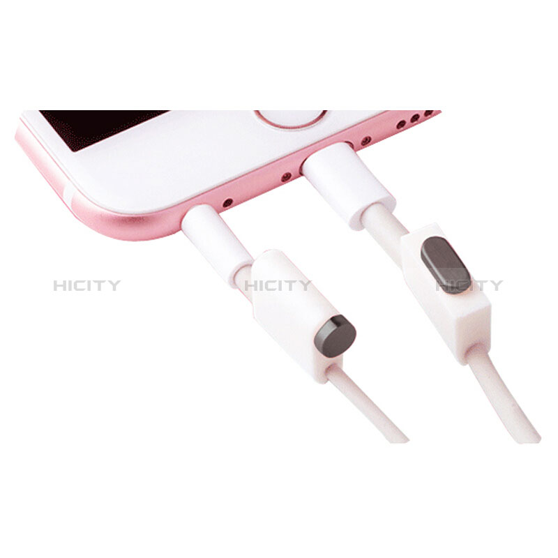 Tappi Antipolvere Anti-dust Lightning USB Jack Antipolvere J02 per Apple New iPad 9.7 (2017) Nero