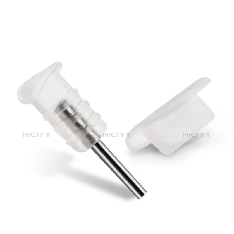 Tappi Antipolvere Anti-dust Lightning USB Jack Antipolvere J03 per Apple iPad Pro 12.9 (2020) Bianco