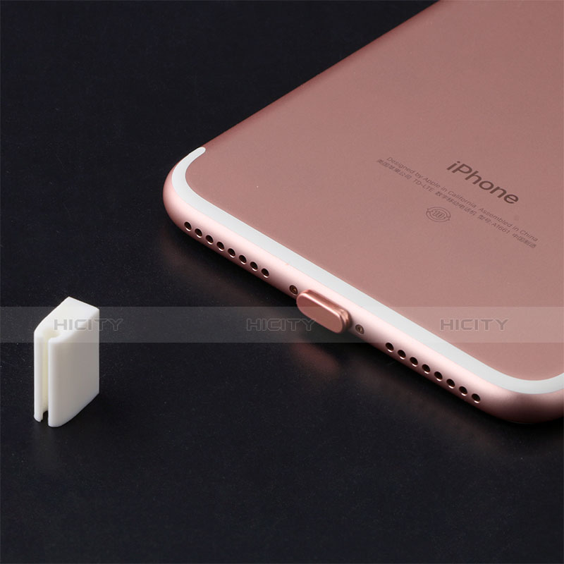 Tappi Antipolvere Anti-dust Lightning USB Jack Antipolvere J07 per Apple iPad Air 3 Argento