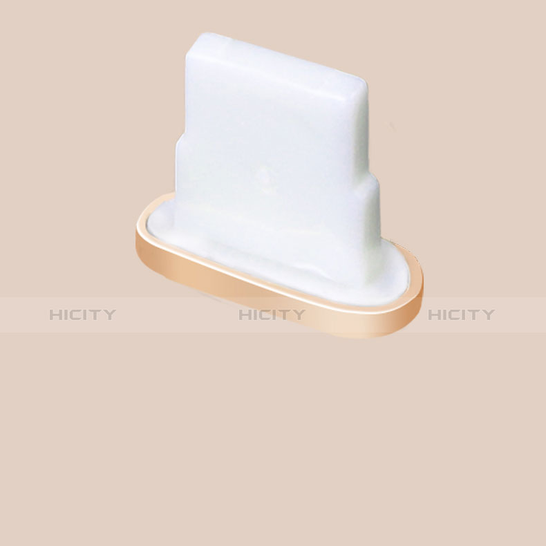 Tappi Antipolvere Anti-dust Lightning USB Jack Antipolvere J07 per Apple iPhone Xs Max Oro