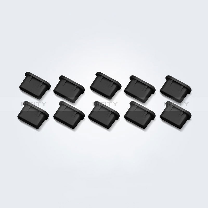 Tappi Antipolvere USB-C Jack Anti-dust Type-C Anti Polvere Universale 10PCS H01 per Apple iPad Air 5 10.9 (2022) Nero