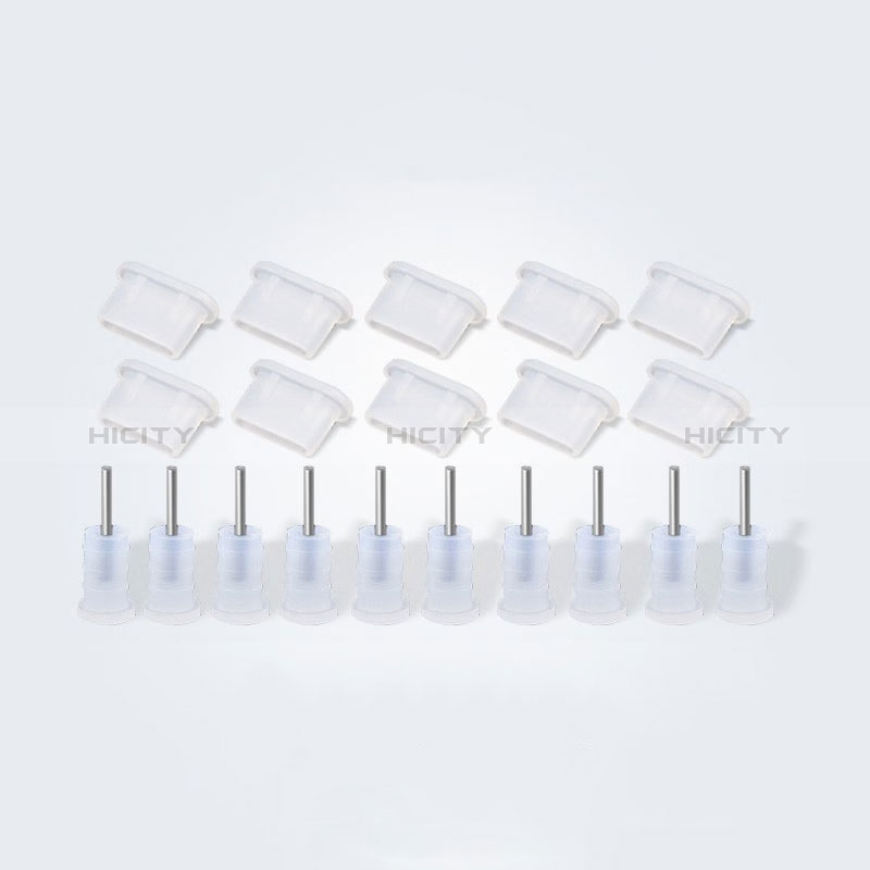 Tappi Antipolvere USB-C Jack Anti-dust Type-C Anti Polvere Universale 10PCS per Apple iPad Pro 12.9 (2021) Bianco