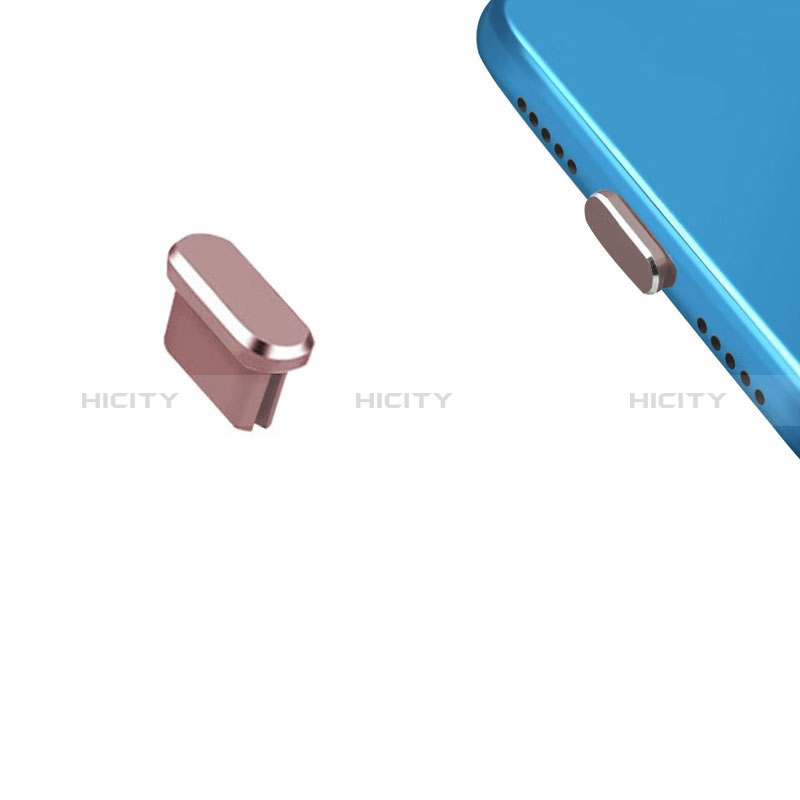 Tappi Antipolvere USB-C Jack Anti-dust Type-C Anti Polvere Universale H13 per Apple iPhone 15 Pro Oro Rosa